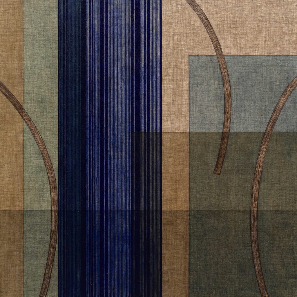 Afterimage, 2024, oil on canvas, 112x112cm