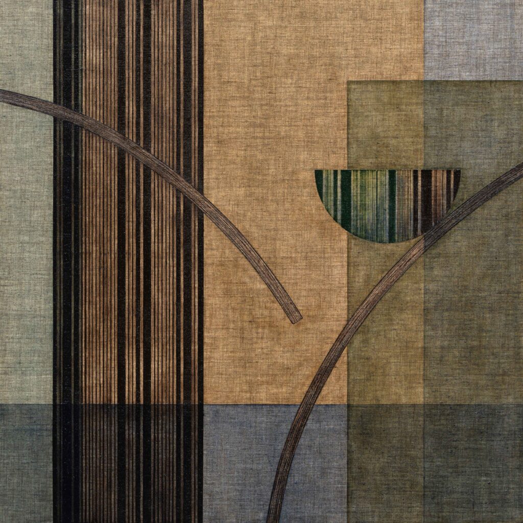 Afterimage, 2024, oil on canvas, 73x73cm