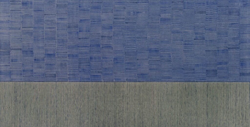 Tremor, 2025, oil on canvas, 75x145.5cm
