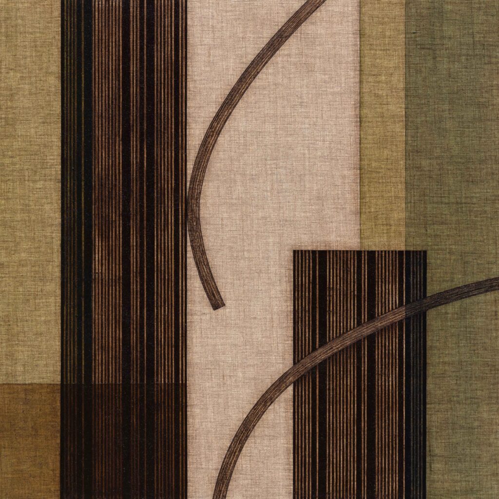 Afterimage, 2023, oil on canvas, 73x73cm