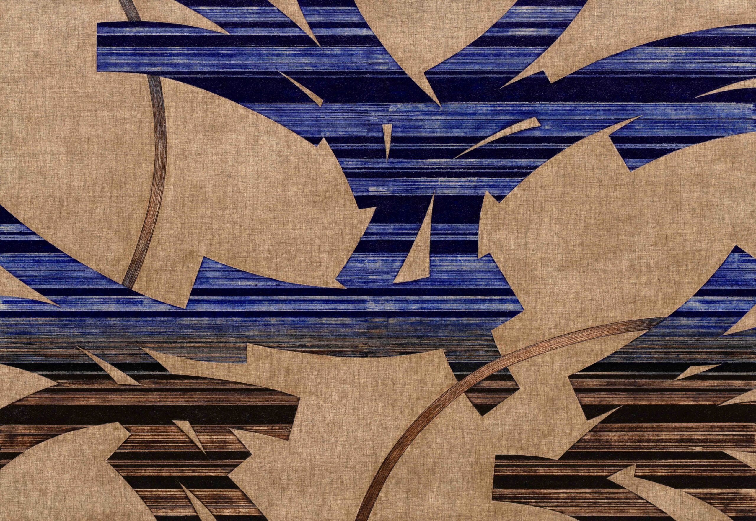The Blue Flower, 2024, oil on canvas, 112x162cm