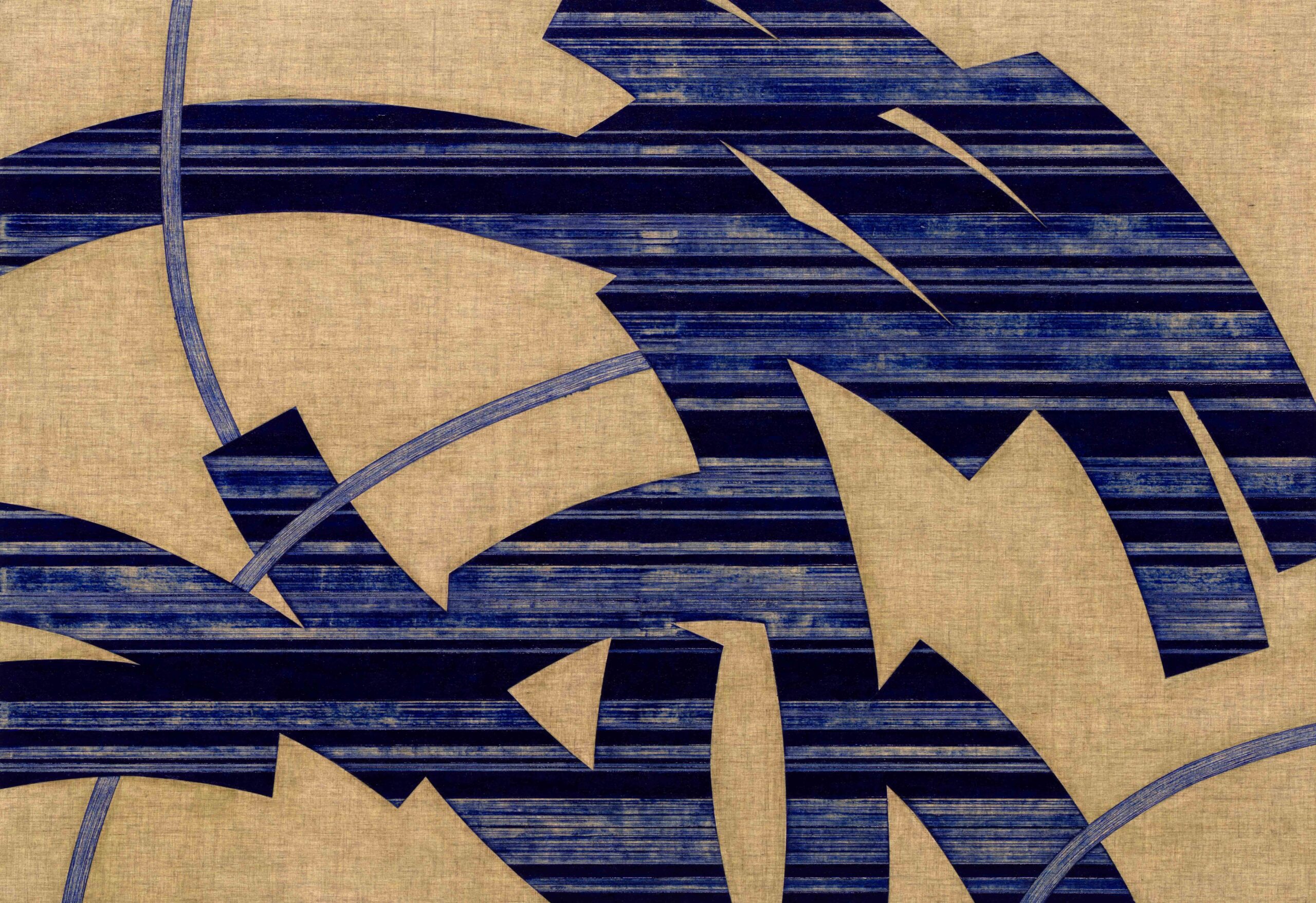The Blue Flower, 2024, oil on canvas, 112x162cm