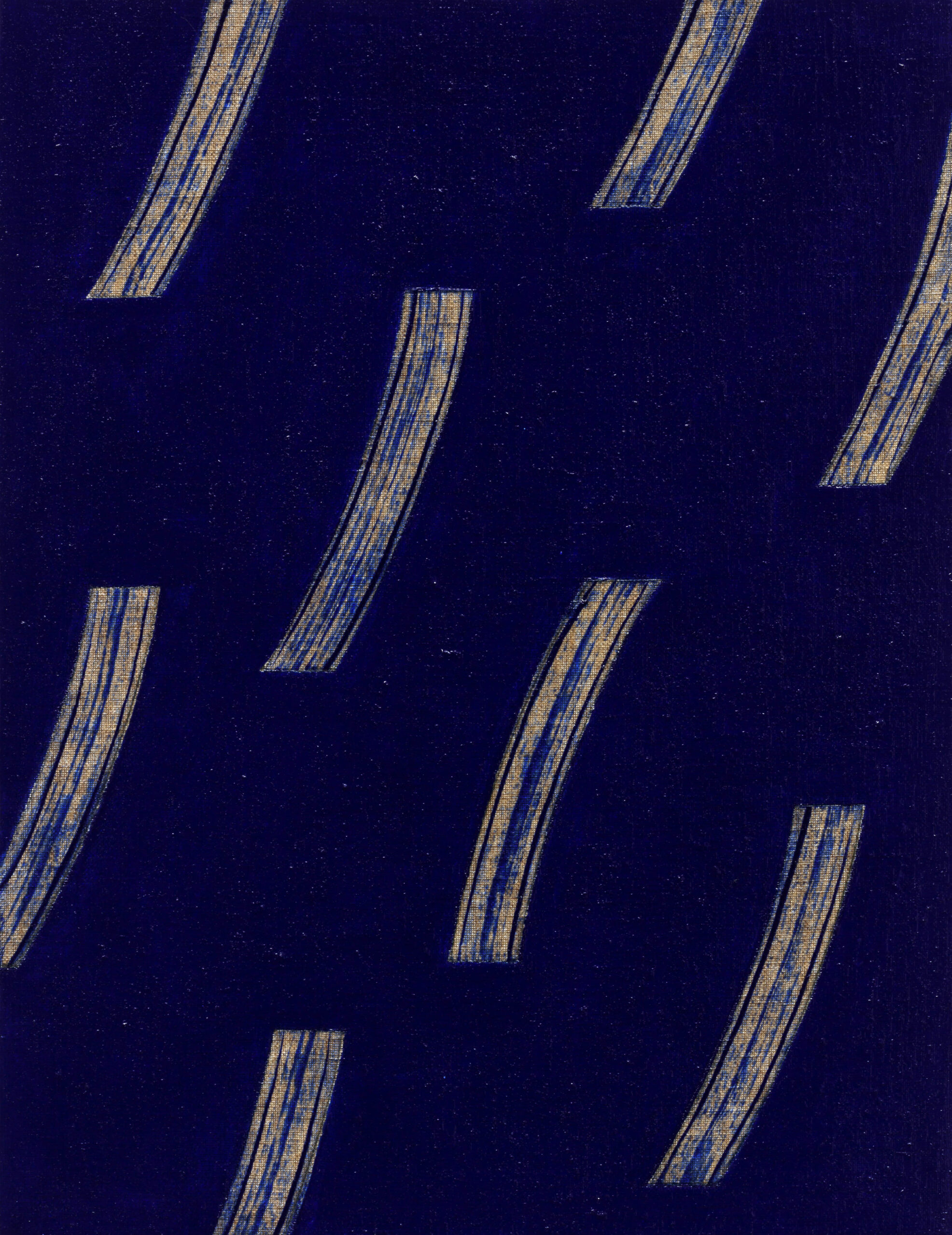 The Blue Flower[A cluster of star], 2019, oil on canvas, 53x41cm