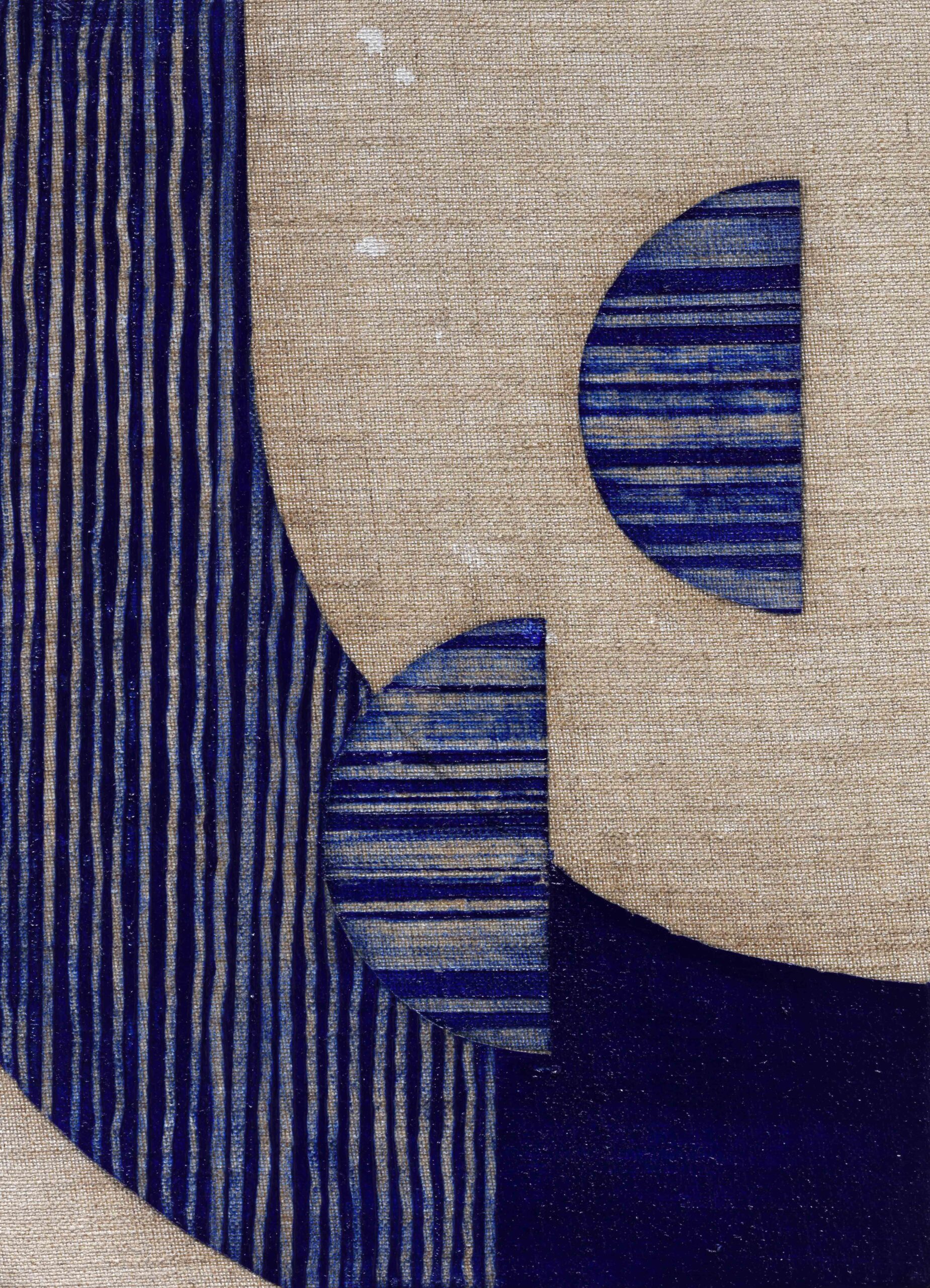 The Blue Flower[The Harmony], 2019, oil on canvas, 33.3x24.2cm
