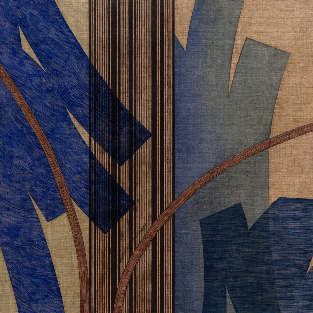 Afterimage of Wind, 2026, oil on canvas, 91x91cm
