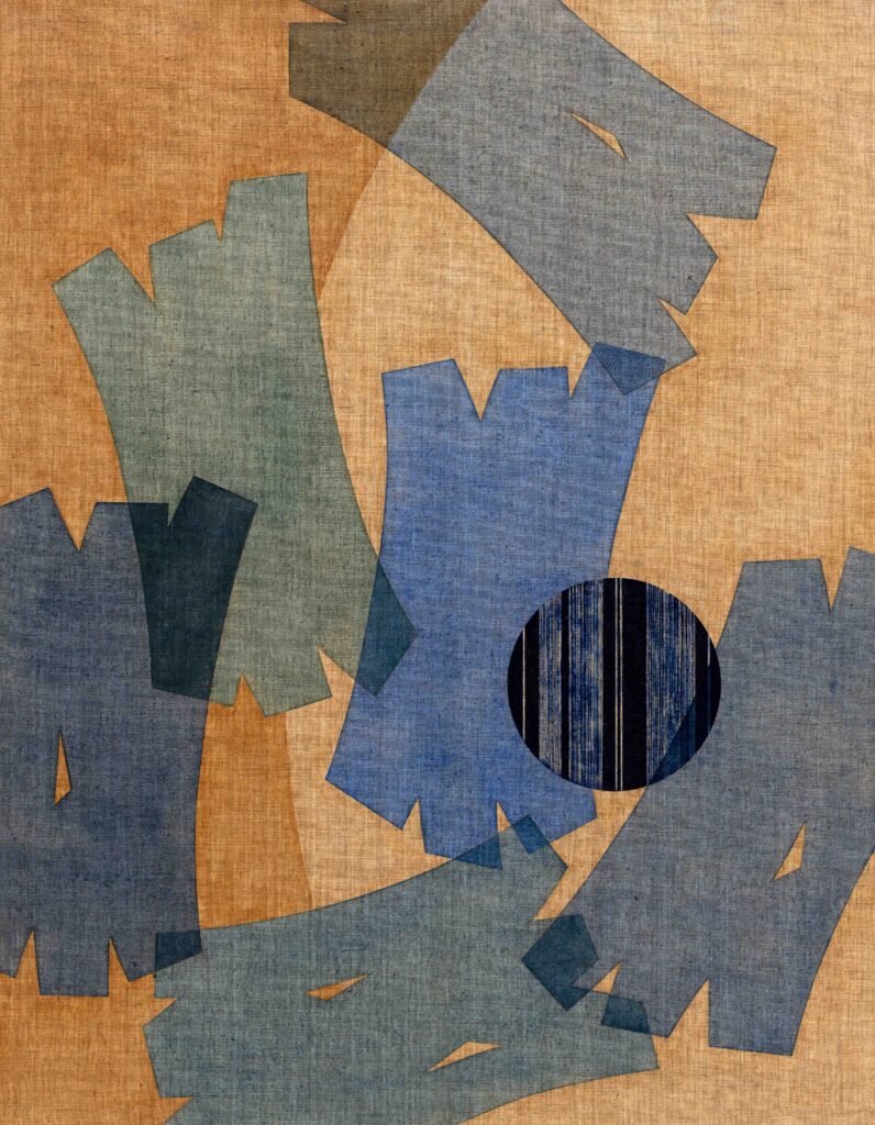 The Blue Flower/Wind, 2025, oil on canvas, 117x91cm